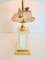 Vintage Regency Brass Crystal Fruit Table Lamp from Le Dauphin, 1970s, Image 5