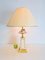 Vintage Regency Brass Crystal Fruit Table Lamp from Le Dauphin, 1970s, Image 7