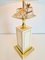 Vintage Regency Obst Tischlampe aus Messing von Le Dauphin, 1970er 2