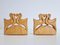 Vintage Wood Bird Bookends, Denmark, 1960s, Set of 2 1