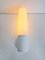 Vintage 3470 Metal Milk Glass Lamp from Limburg, 1970s 10