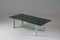 Brushed Aluminum Coffee Table & Glass Tray, 1970s, Image 4