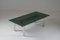 Brushed Aluminum Coffee Table & Glass Tray, 1970s 9
