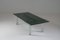 Brushed Aluminum Coffee Table & Glass Tray, 1970s, Image 3