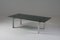 Brushed Aluminum Coffee Table & Glass Tray, 1970s 5