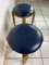 Vintage Stool in Wood and Leather from Ikea, 1960s, Set of 2, Image 4