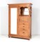 Antique Wilhelminian Walnut Wardrobe, 1890s 1