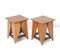 Art Deco Modistist Oak Sip Tables by P.A.l Iron for the Gennepor Mill, 1920s, Set of 2 3