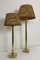 Lampes de Bureau Vintage en Laiton de Kullmann, Pays-Bas, 1970s, Set de 2 10