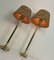 Lampes de Bureau Vintage en Laiton de Kullmann, Pays-Bas, 1970s, Set de 2 7