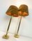 Vintage Brass Table Lamps from Kullmann, the Netherlands, 1970s, Set of 2 3