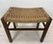 Mid-Century Dutch Stool in Rope & Beech-Wood, 1960s, Image 1
