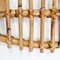 Vintage Rattan Bamboo Wall Hanger, Italy, 1970s 6