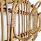Vintage Rattan Bamboo Wall Hanger, Italy, 1970s 5