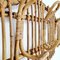 Vintage Rattan Bamboo Wall Hanger, Italy, 1970s, Image 5