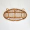 Vintage Rattan Bamboo Wall Hanger, Italy, 1970s, Image 1