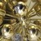 Mid-Century German Sputnik Ceiling Lamp in Brass by Dorothee Becker for Cosack, 1970s, Image 13