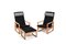 BM-2254 Sled Chairs and Stool by Børge Mogensen for Fredericia, 1960s, Set of 3, Image 3