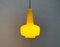 Mid-Century Glass Kreta Pendant Lamp by Jacob E. Bang for Fog & Mørup and Holmegaard, 1960s 2