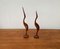 Mid-Century Wooden Teak Birds, 1960s, Set of 2 6