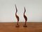 Mid-Century Wooden Teak Birds, 1960s, Set of 2 7