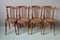 Vintage Bentwood Dining Chairs, Set of 4, Image 4