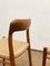 Mid-Century Model 75 Chairs in Teak by Niels O. Møller for J.l. Moller, 1950, Set of 4 10