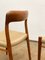 Mid-Century Model 75 Chairs in Teak by Niels O. Møller for J.l. Moller, 1950, Set of 4, Image 9