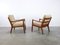 Danish Senator Easy Chairs by Ole Wanscher for Cado, 1950s, Set of 2 6