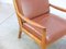 Danish Senator Lounge Chair with Ottoman by Ole Wanscher for Cado, 1960s, Set of 2 13