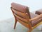 Danish Senator Lounge Chair with Ottoman by Ole Wanscher for Cado, 1960s, Set of 2 8