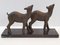 French Art Deco Lambs in Bronze & Marble by Ugo Cipriani, 1930s 1