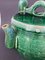 19th Century Chinese Green Ceramic Tea Flask 9
