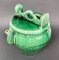 19th Century Chinese Green Ceramic Tea Flask 2