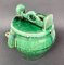Chinesische Grüne Keramik Teeflasche, 19. Jh. 2