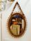 Oval Bamboo Wall Mirror in the style of Olaf Von Bohr, Italy, 1960s, Image 6