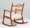 Rocking Chair attributed to Henning Kjærnulf, 1970s 7