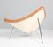 Coconut Chair in Tan Leather, White Shell & Chrome by George Nelson for Vitra, 1970s 7