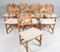 Model Razoblade Oak Dining Chairs attributed to Henning Kjærnulf, Denmark, 1970s 2