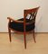 Biedermeier Sessel aus Kirschholz mit Lyra Dekor, Süddeutschland, 1820er 6