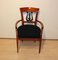 Fauteuil Biedermeier en Merisier avec Décor de Lyre, Allemagne du Sud, 1820s 14