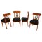 Biedermeier Dining Chairs in Cherry Wood, South Germany, 1830s, Set of 4 1