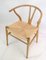 Oak Model Ch24 Y Chairs attributed to Hans J. Wegner for Carl Hansen & Søn, 1960s, Set of 4 4