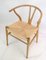 Oak Model Ch24 Y Chairs attributed to Hans J. Wegner for Carl Hansen & Søn, 1960s, Set of 4, Image 4