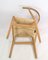Oak Model Ch24 Y Chairs attributed to Hans J. Wegner for Carl Hansen & Søn, 1960s, Set of 4, Image 10