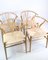 Oak Model Ch24 Y Chairs attributed to Hans J. Wegner for Carl Hansen & Søn, 1960s, Set of 4 2