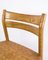 Dining Chairs with Wicker Seats attributed to Børge Mogensen for C.M. Madsen, 1960s, Set of 4, Image 6