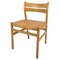 Dining Chairs with Wicker Seats attributed to Børge Mogensen for C.M. Madsen, 1960s, Set of 4, Image 2