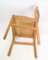 Dining Chairs with Wicker Seats attributed to Børge Mogensen for C.M. Madsen, 1960s, Set of 4 9