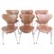Series Seven Model 3107 Chairs by Arne Jacobsen for Fritz Hansen, Set of 6, Image 1